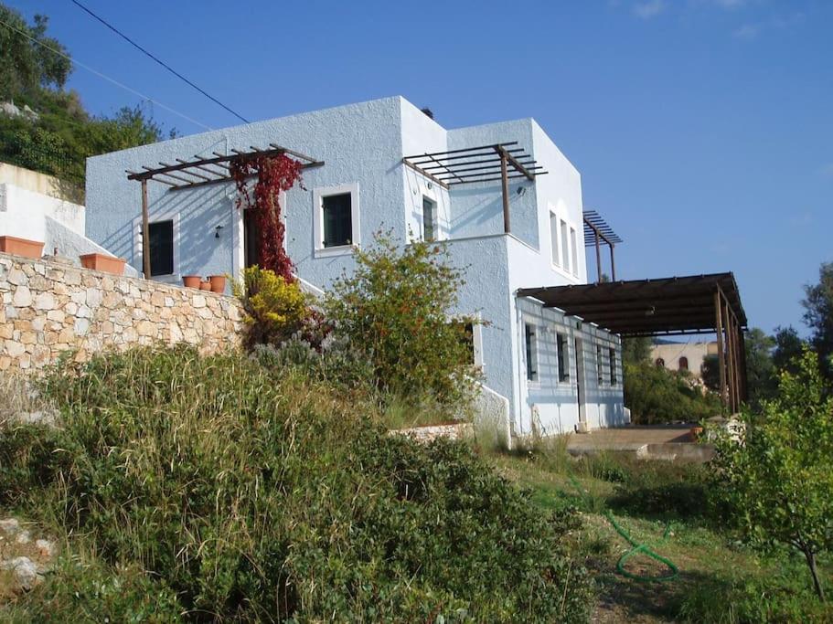 Villa With Breathtaking Views And Private Beach Agios Dimitrios  Luaran gambar