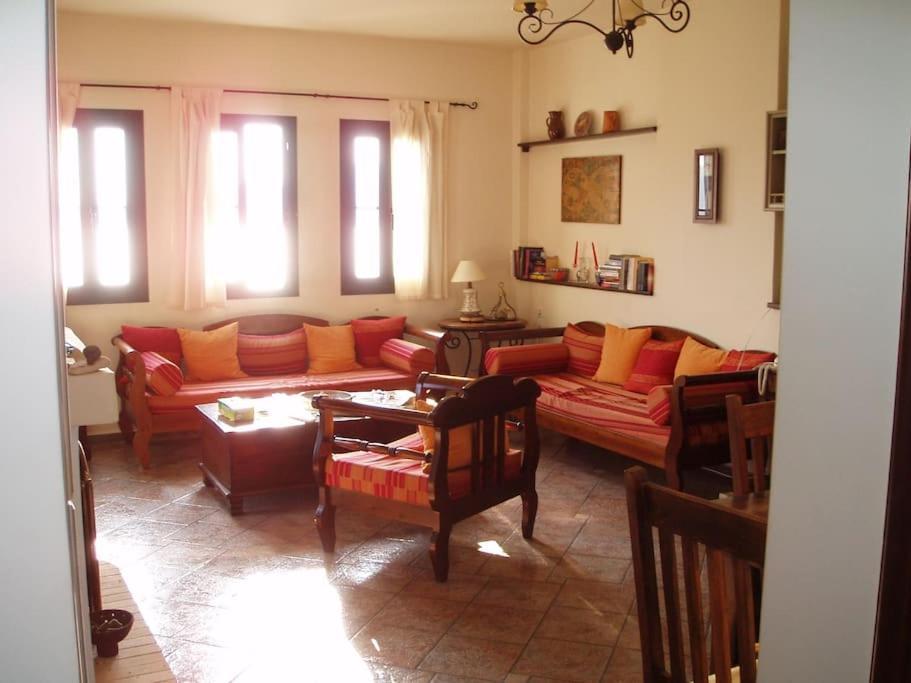Villa With Breathtaking Views And Private Beach Agios Dimitrios  Luaran gambar