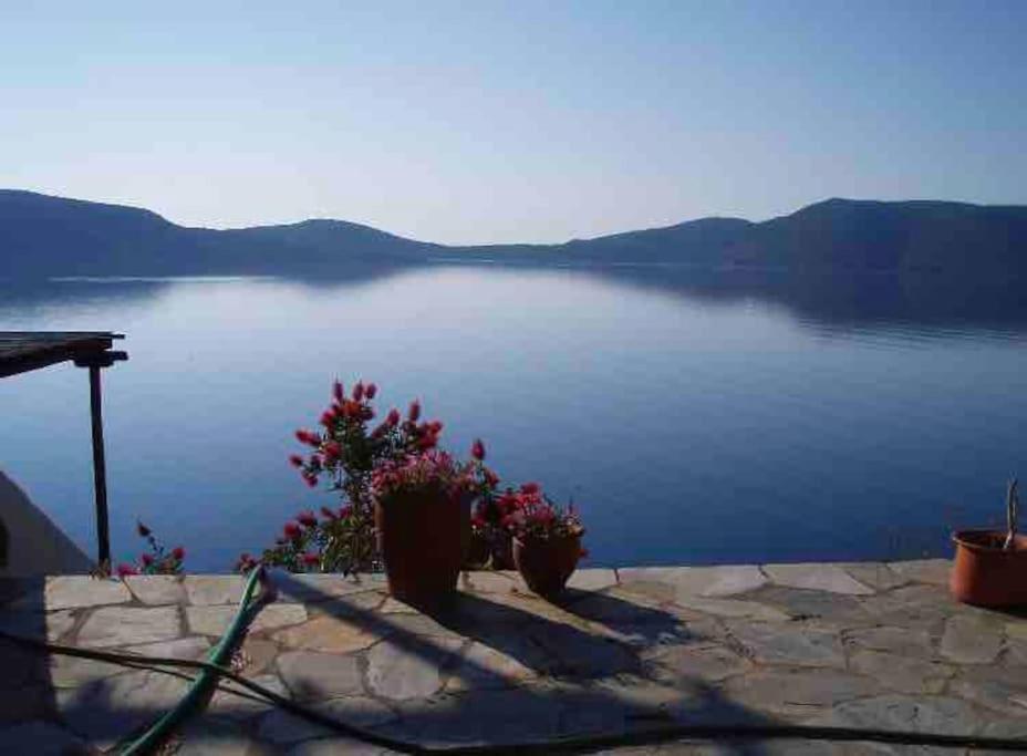 Villa With Breathtaking Views And Private Beach Agios Dimitrios  Luaran gambar