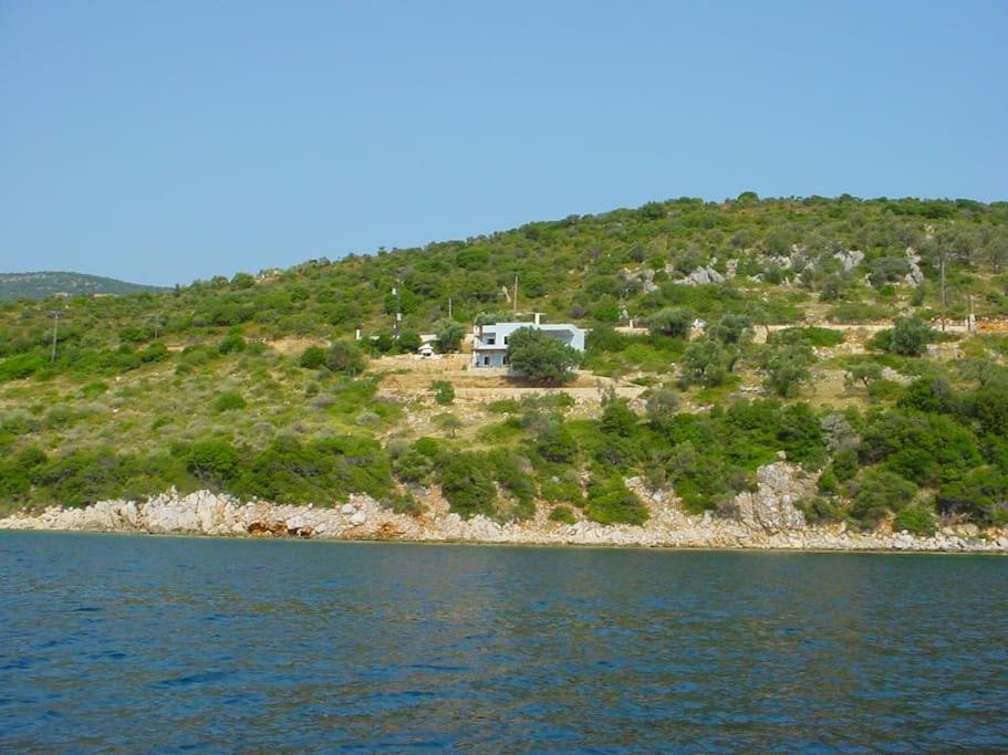 Villa With Breathtaking Views And Private Beach Agios Dimitrios  Luaran gambar