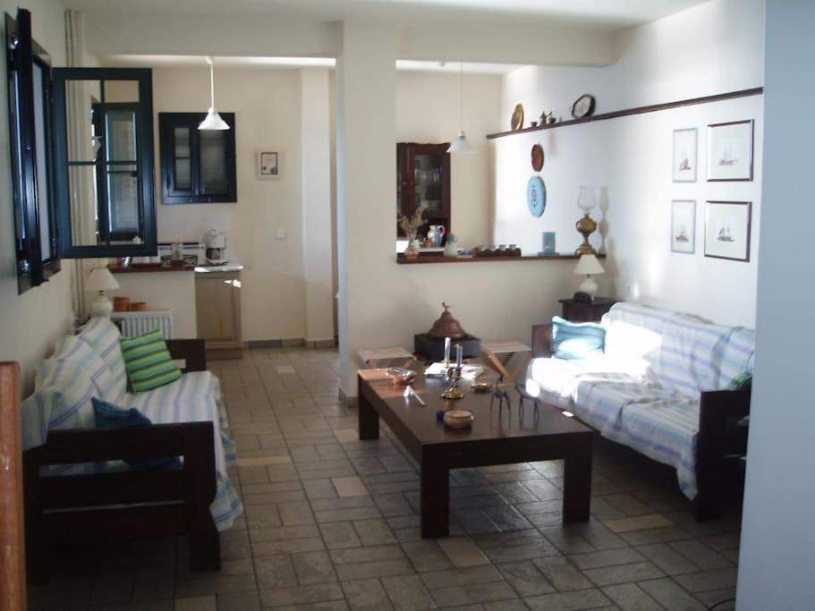 Villa With Breathtaking Views And Private Beach Agios Dimitrios  Luaran gambar